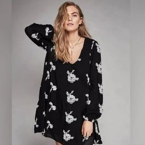 Free People Embroidered Austin Mini Dress